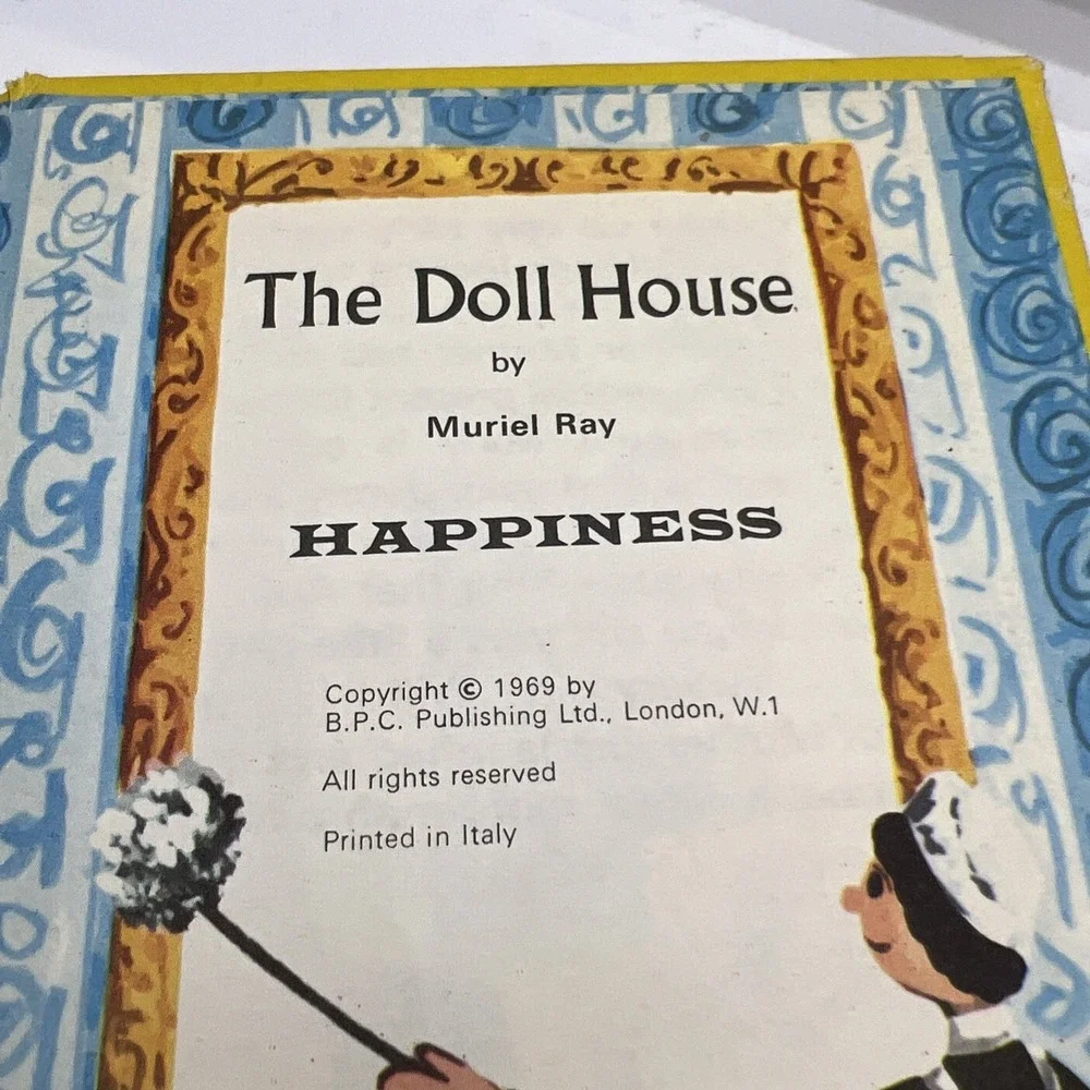 1969 The Doll‎ House By Muriel Ray Hard Cover Book